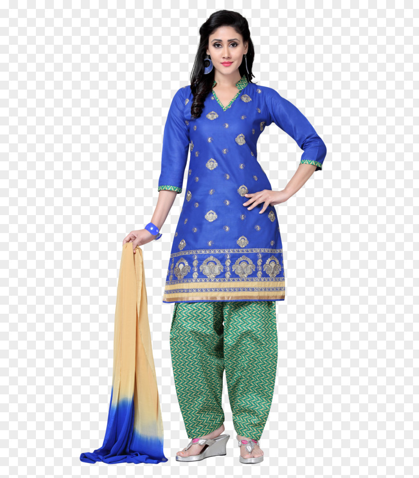 Dress Blue Shalwar Kameez Churidar Kurta Dupatta PNG
