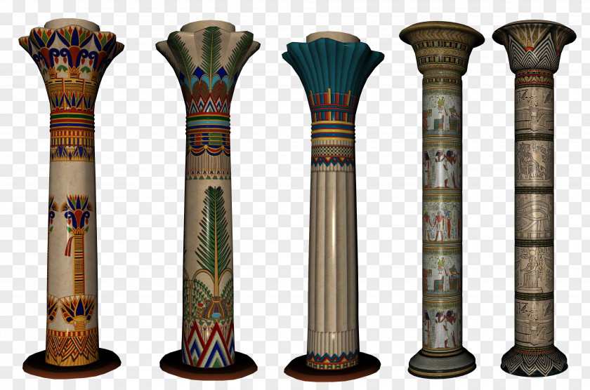 European Retro Pattern Roman Columns Angels Column PNG