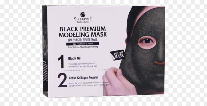 Face Model Shangpree Gold Premium Modeling Mask Facial Cosmeceutical PNG