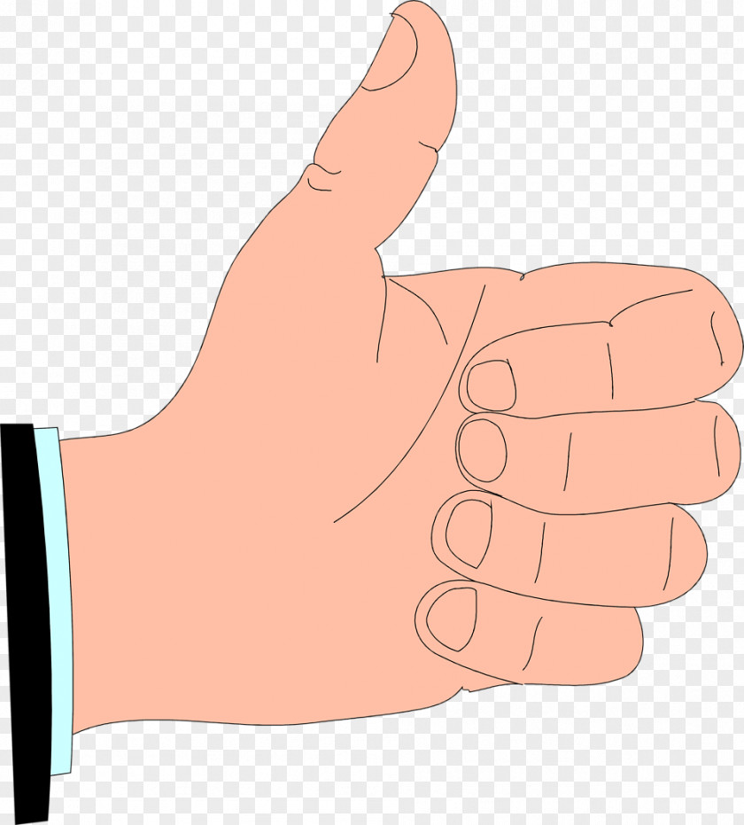 Hand Thumb Cartoon PNG