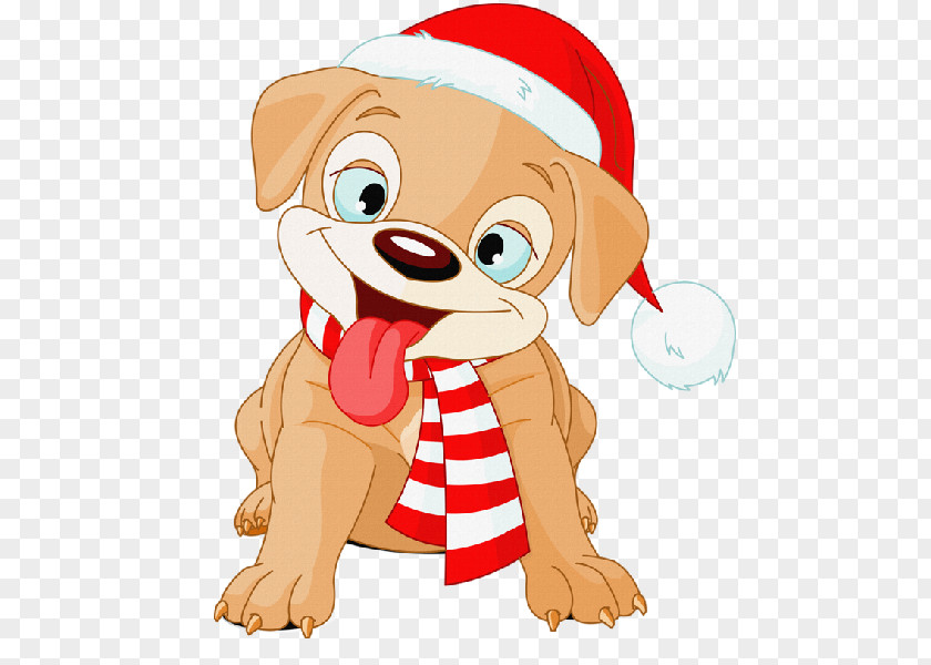 Puppy Kitten Dog Christmas PNG