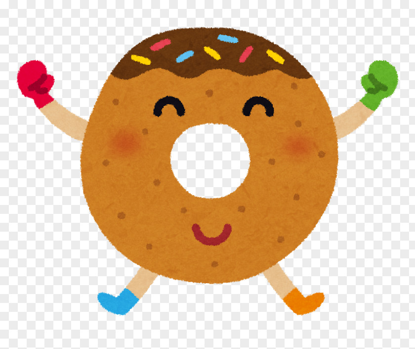 Donut. Donuts Food いらすとや Character Person PNG