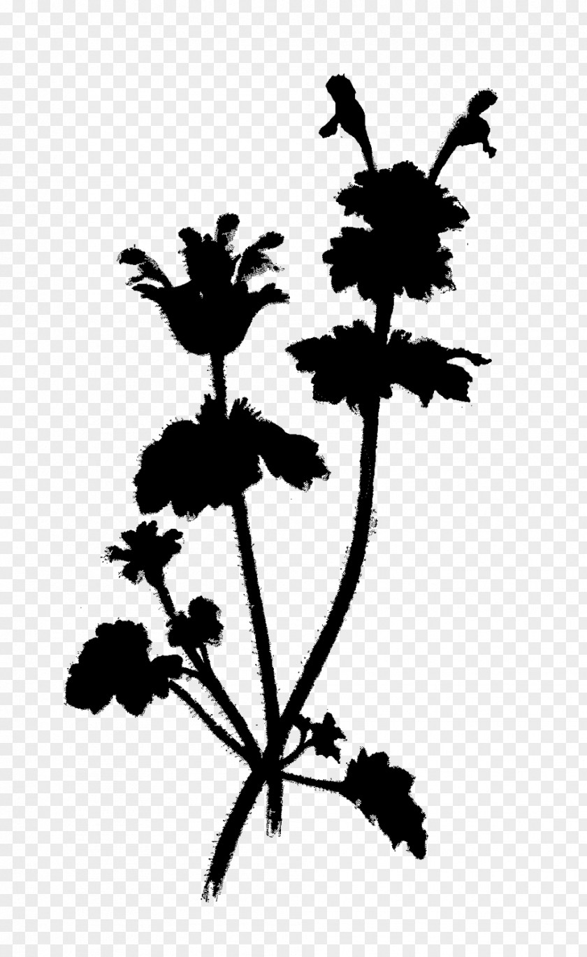 Flower Plant Stem Leaf Clip Art Silhouette PNG