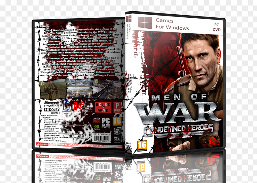 Condemns Men Of War: Condemned Heroes PC Game Electronics Product Key Retail PNG