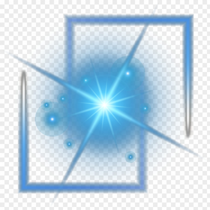 Cool Blue Light Vector Material Euclidean Computer File PNG