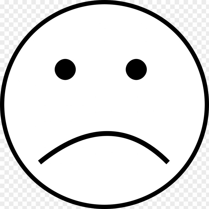 Smiley Sadness Face Clip Art PNG