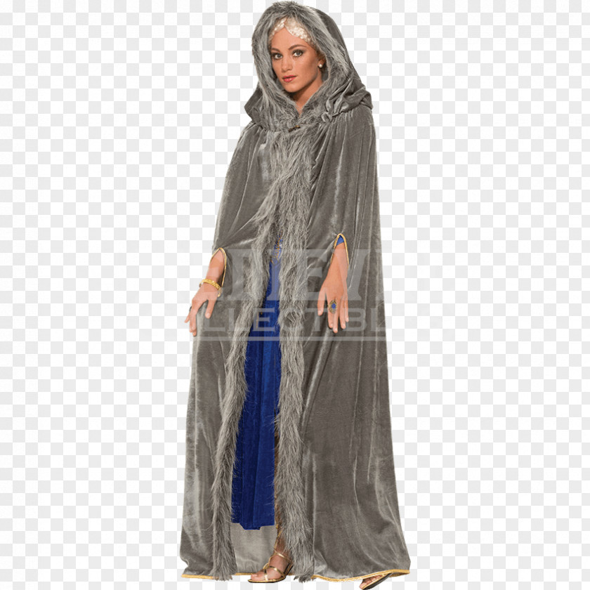 Woman Costume Party Clothing Fake Fur Cape PNG