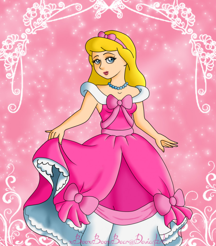 Cinderella Fairy Godmother Pink Art PNG