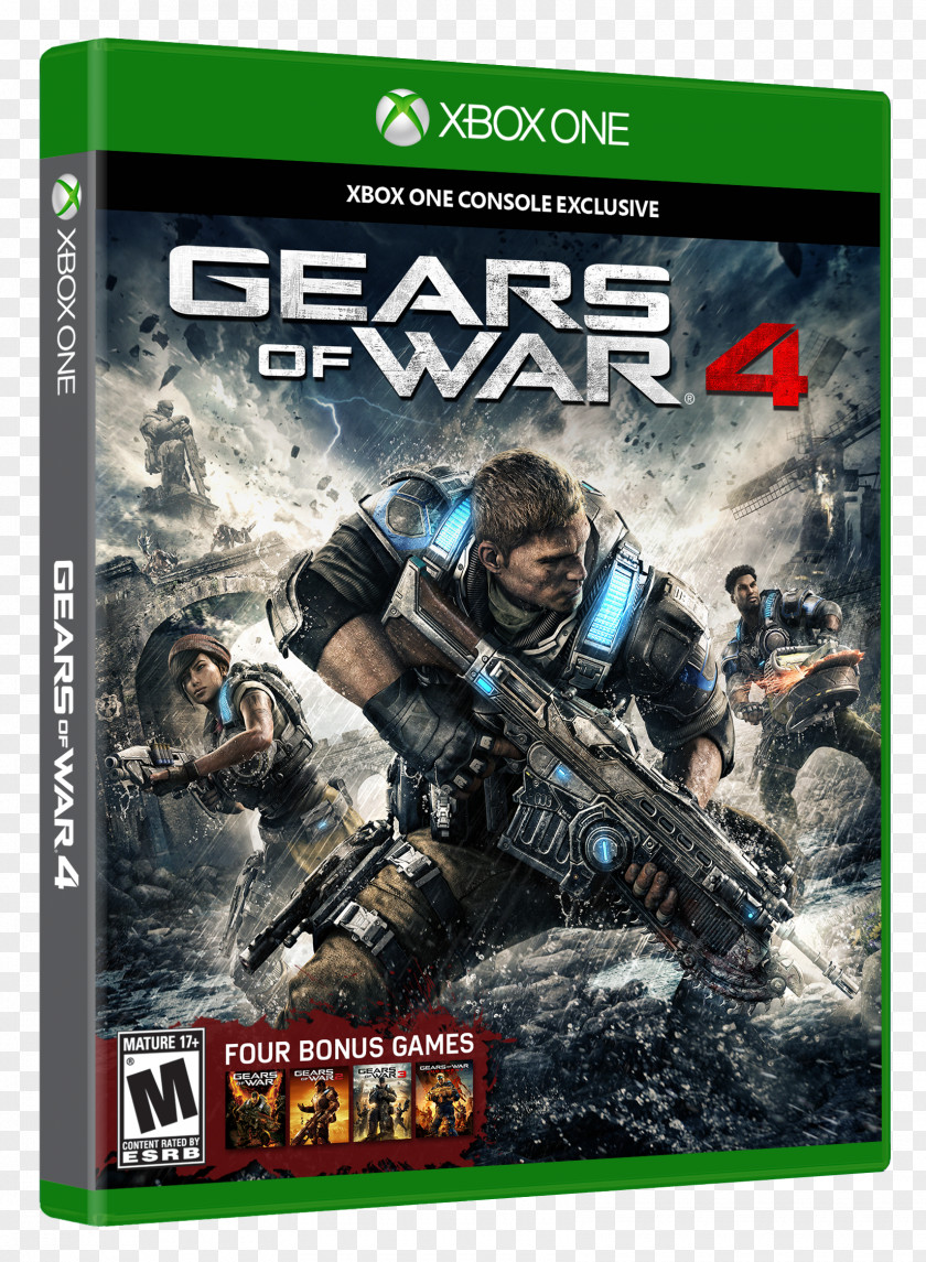 Gold Gears Of War 4 2 Xbox 360 One PNG