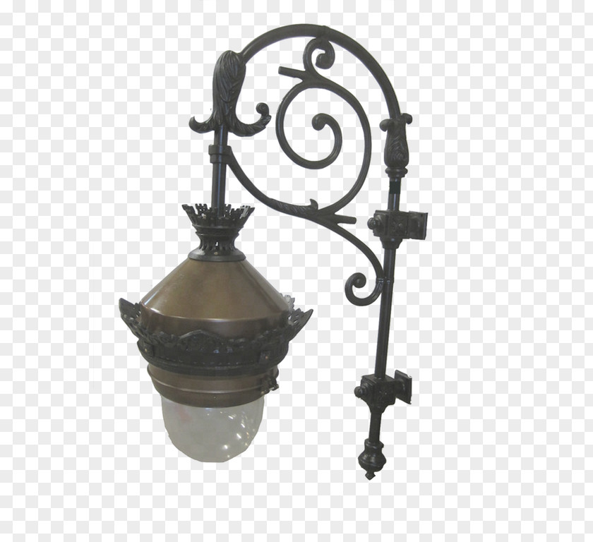 Iron Cast Light Fixture Table Fountain PNG