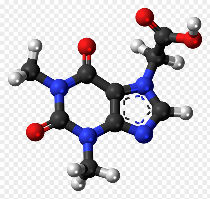 Molekule Inc Theophylline Caffeine Molecule Chemistry Pharmaceutical Drug PNG