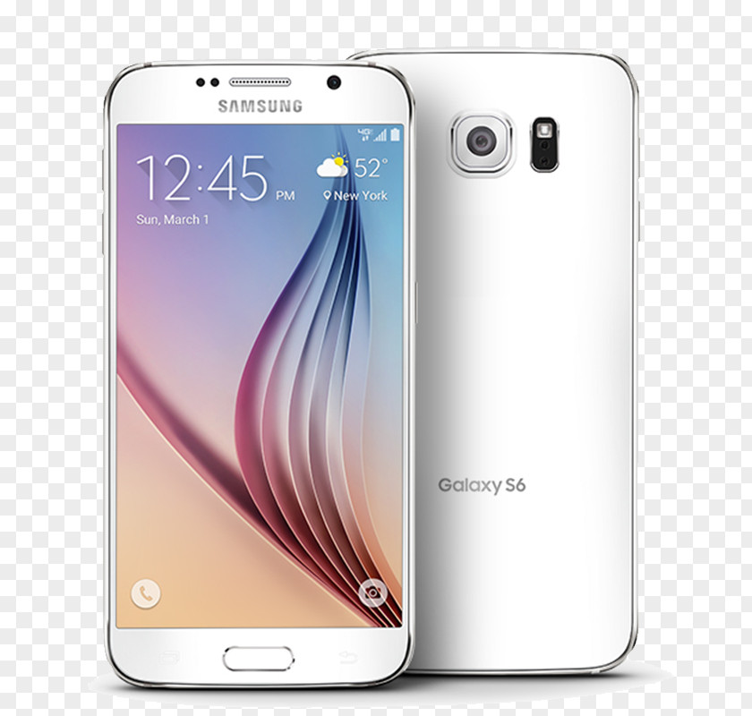 Samsung AT&T White Pearl Unlocked Smartphone PNG