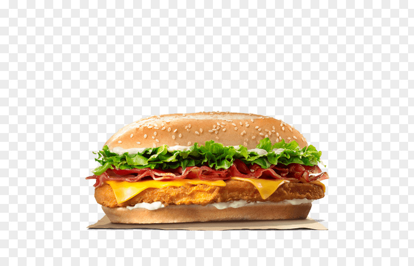 Bacon Whopper Chicken Sandwich Bacon, Egg And Cheese TenderCrisp PNG