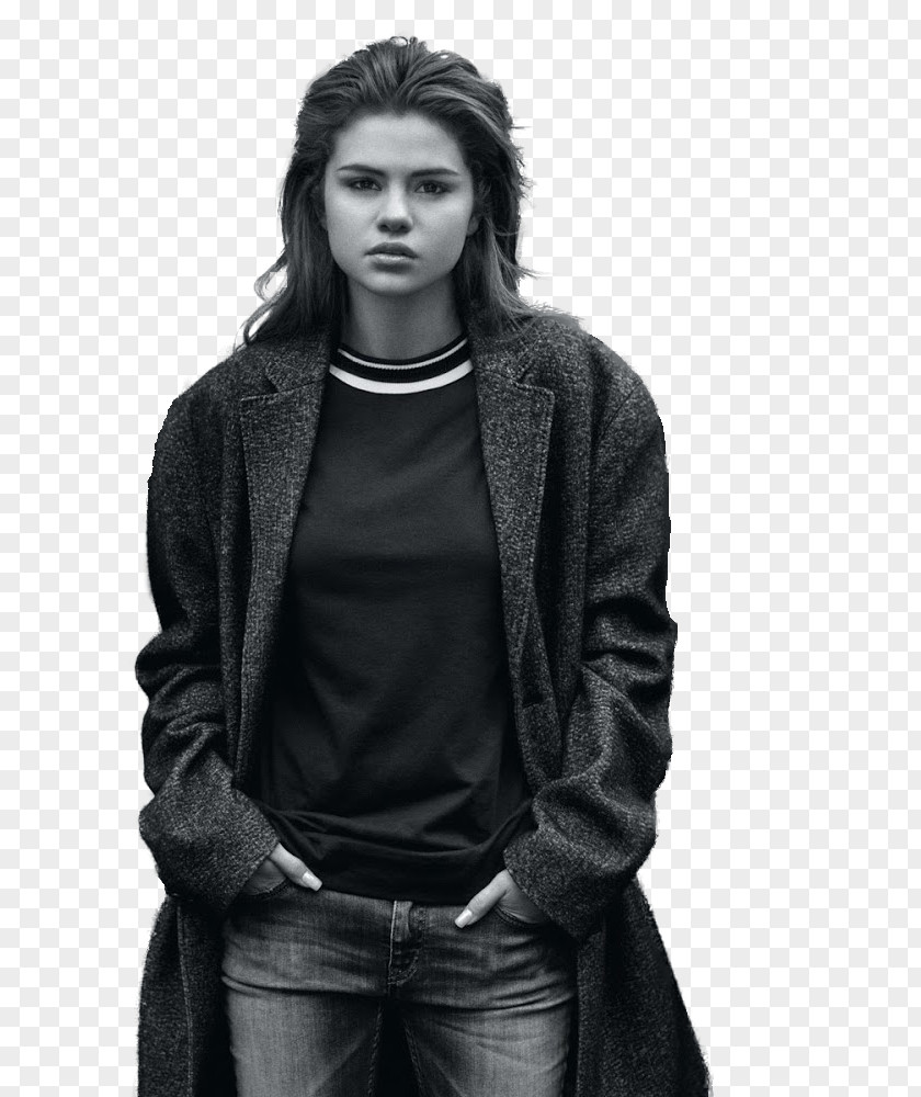 Body Selena Gomez Black And White Monochrome Photography Musician PNG