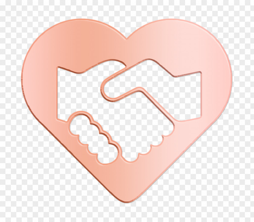 Handshake Icon Heart Gestures PNG