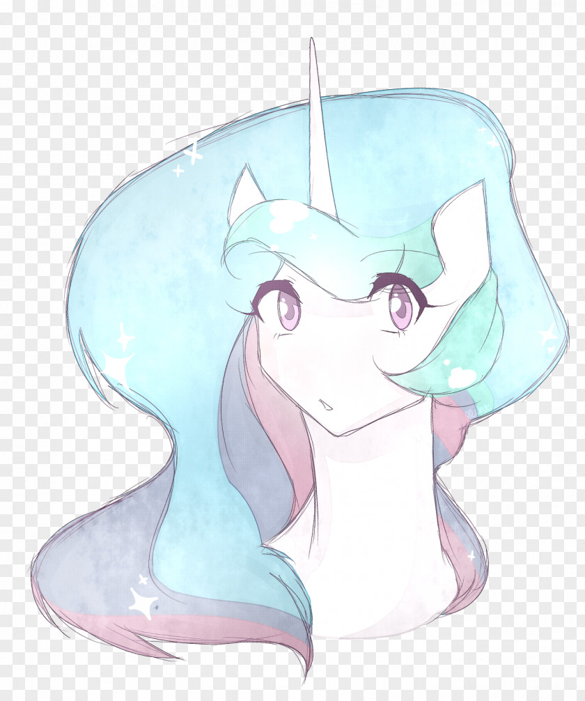 Unicorn Horse Mammal Illustration Ear PNG