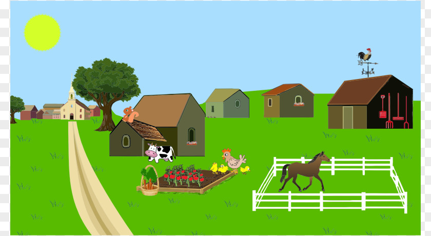 Village Cliparts Farmer Clip Art PNG