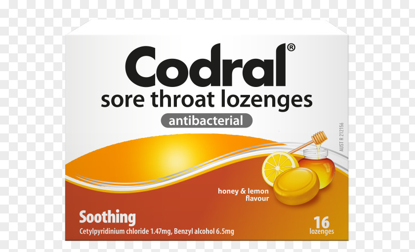 Codral Common Cold Influenza Throat Lozenge Pharmaceutical Drug PNG