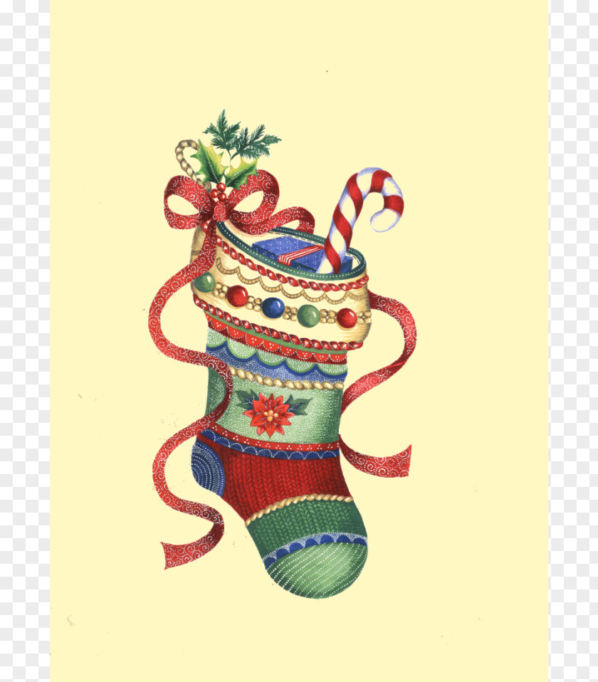 Crochet Stocking Garland Christmas Ornament Day Image Stockings PNG