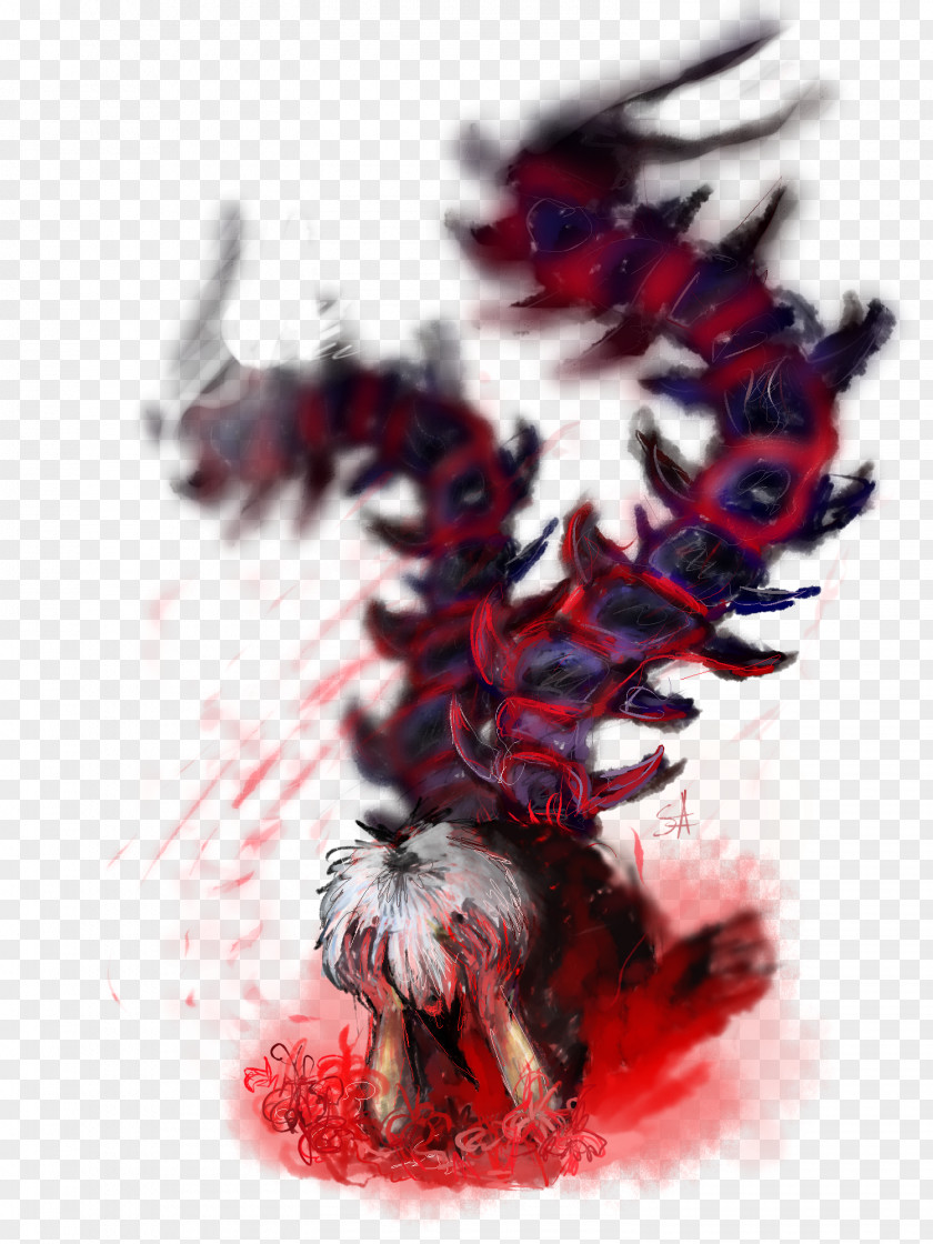 Kaneki Legendary Creature Art Dragon Desktop Wallpaper PNG