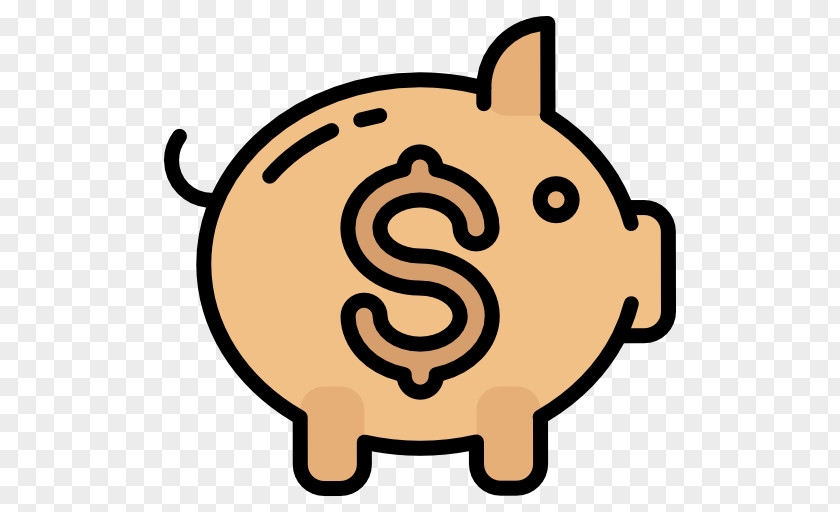 Piggy Money Bag Gold Coin PNG