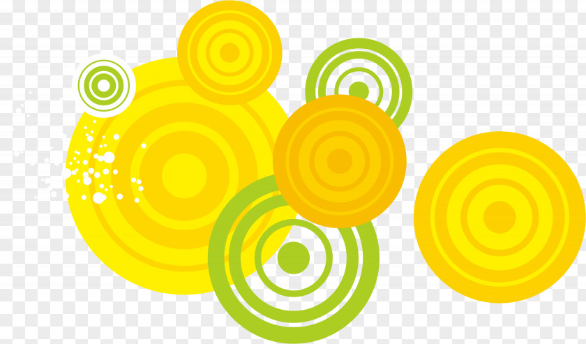 Yellow Circle Disk PNG