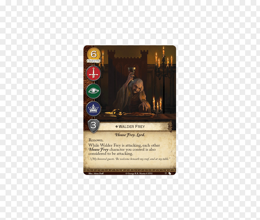 A Game Of Thrones: Second Edition The Rains Castamere Card PNG