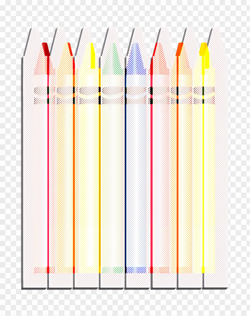 Birthday Candle Pencil Colors Icon Crayons PNG