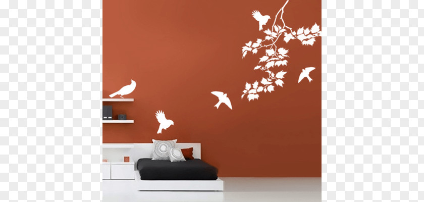 Flower Wall Decal Sticker Living Room Bedroom PNG