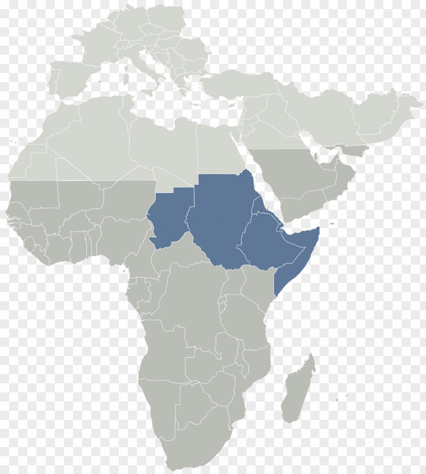Map Central Africa Sub-Saharan Tropical North Europe PNG
