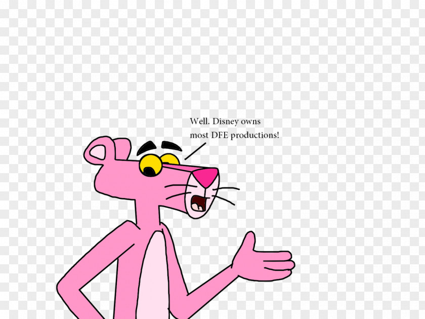 Pink Panther Mammal Mouth Ear Clip Art PNG