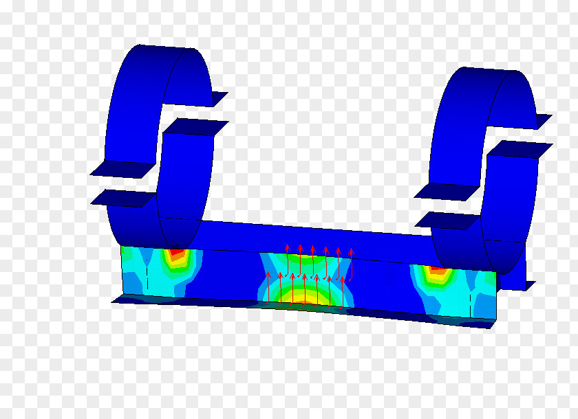 Piping Pipe Support Stress–strain Analysis Finite Element Method PNG