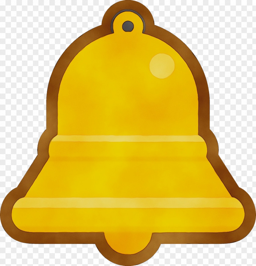 Plastic Bell Yellow PNG