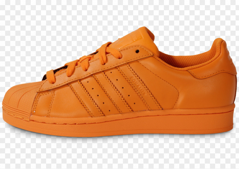 Adidas Superstar Sneakers Shoe Orange S.A. PNG