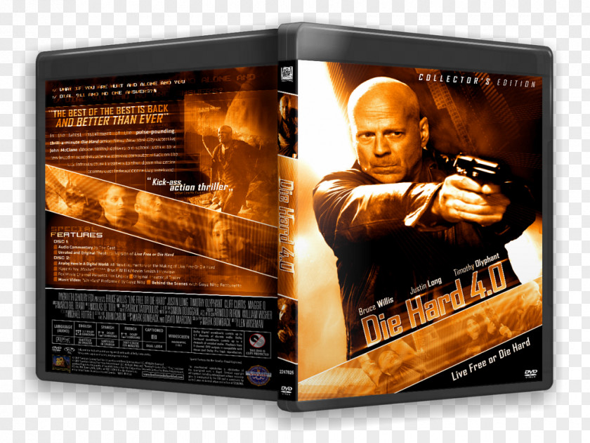 Die Hard Film Series DVD Display Resolution Brand PNG
