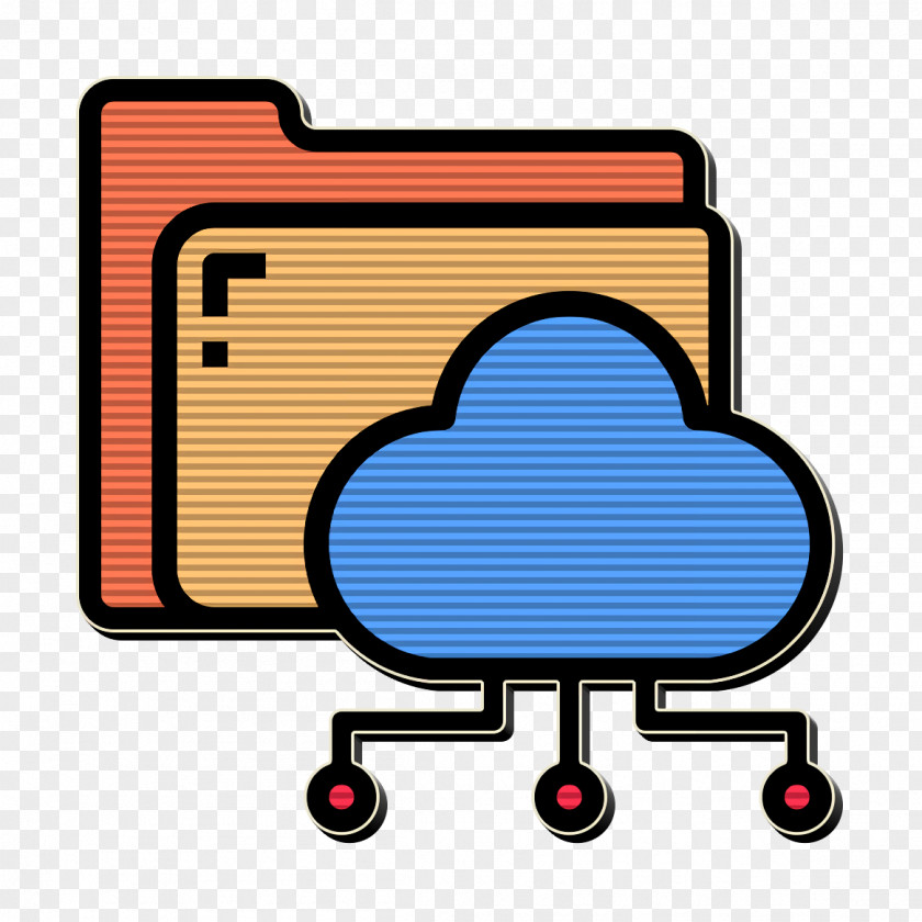 Folder And Document Icon Upload Cloud Storage PNG