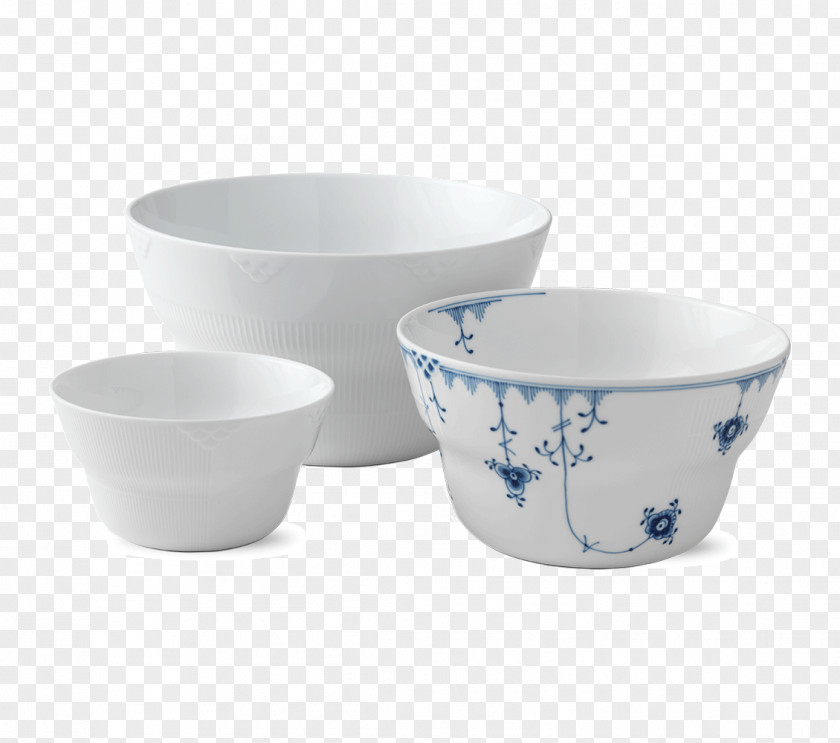 Ceramic Three-piece Bowl Royal Copenhagen Tableware Elements Mug PNG
