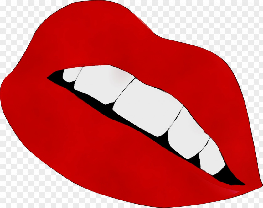 Fictional Character Tableware Red Lip Mouth Tooth Clip Art PNG