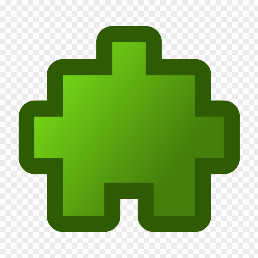 Green Puzzle Clip Art PNG