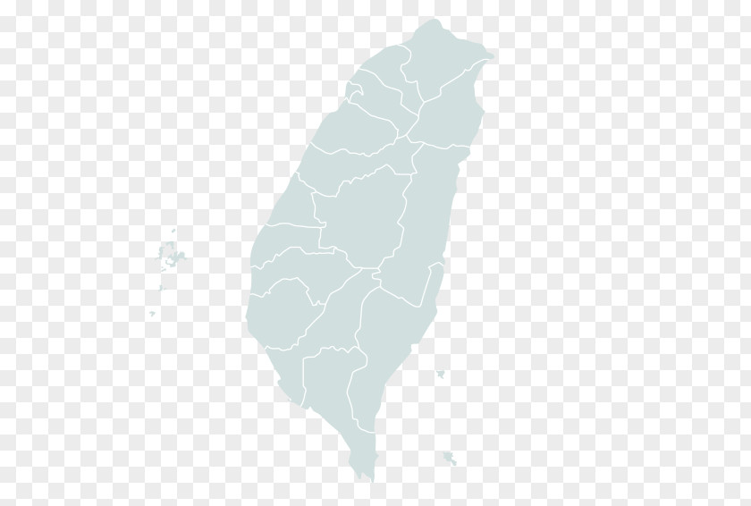 Guangming Taiwan Physische Karte Leaf Map Font PNG
