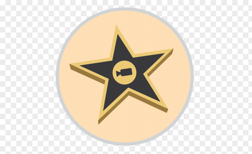 IMovie Symbol Star Yellow PNG