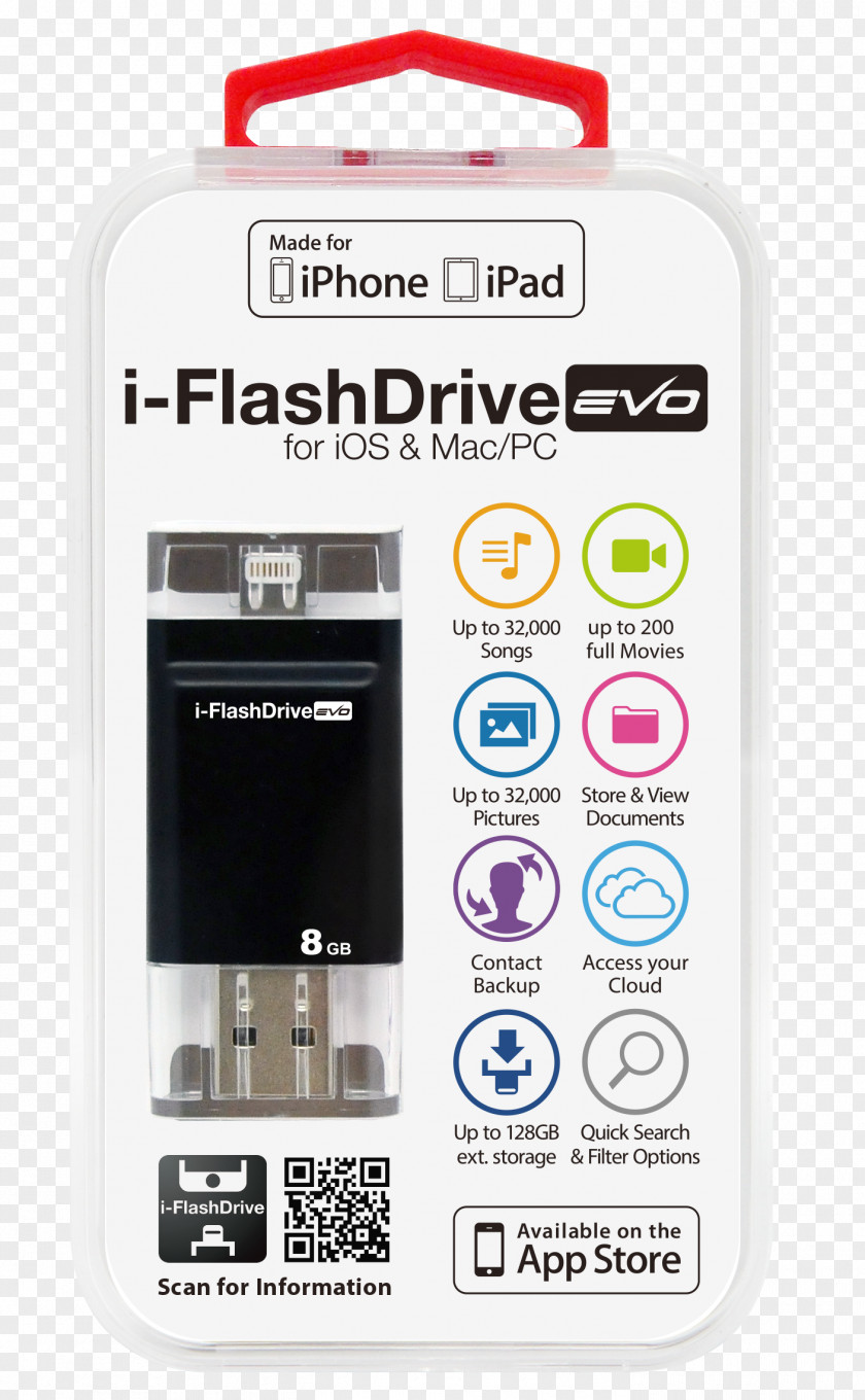 Lightning Photofast External Memory 16Gb Lighting Disp.Apple USB Flash Drives PhotoFast I-FlashDrive HD PNG