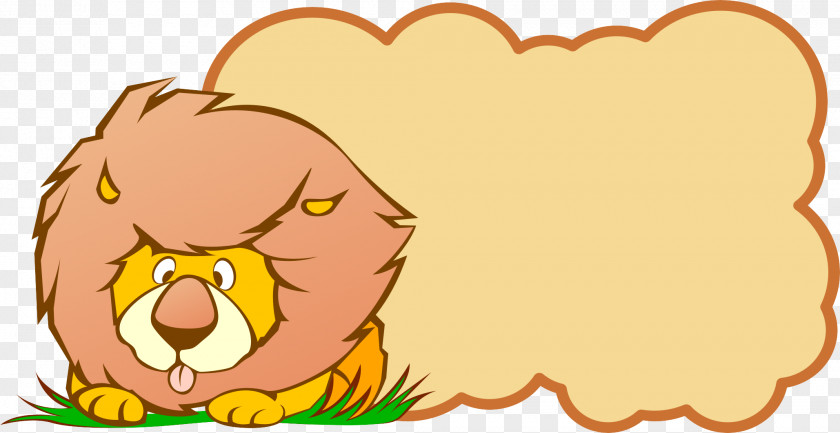 Little Cartoon Lion Download Clip Art PNG