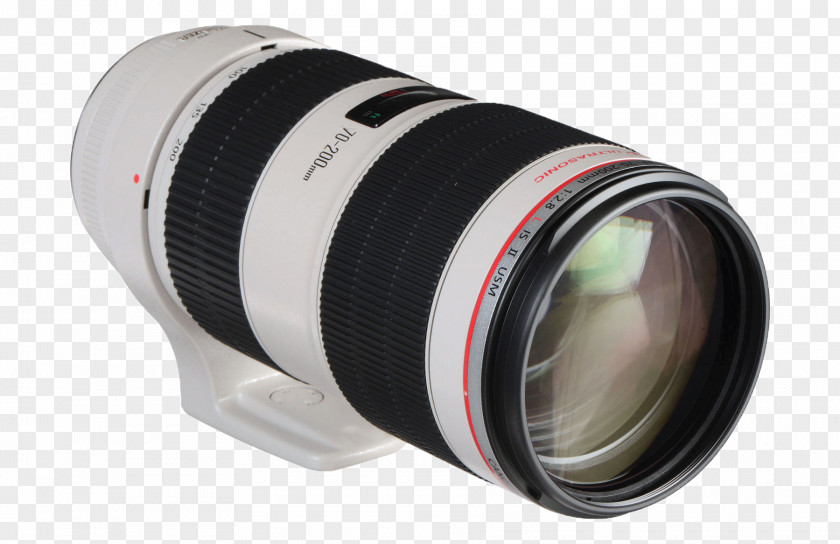 Camera Lens Canon EF Mount 70–200mm 70-200mm F/2.8L IS II USM Ultrasonic Motor PNG