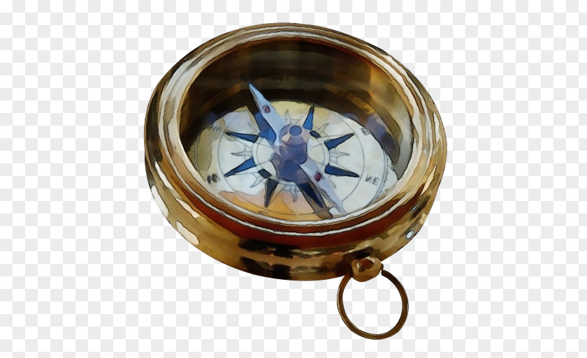 Compass Glass Metal PNG