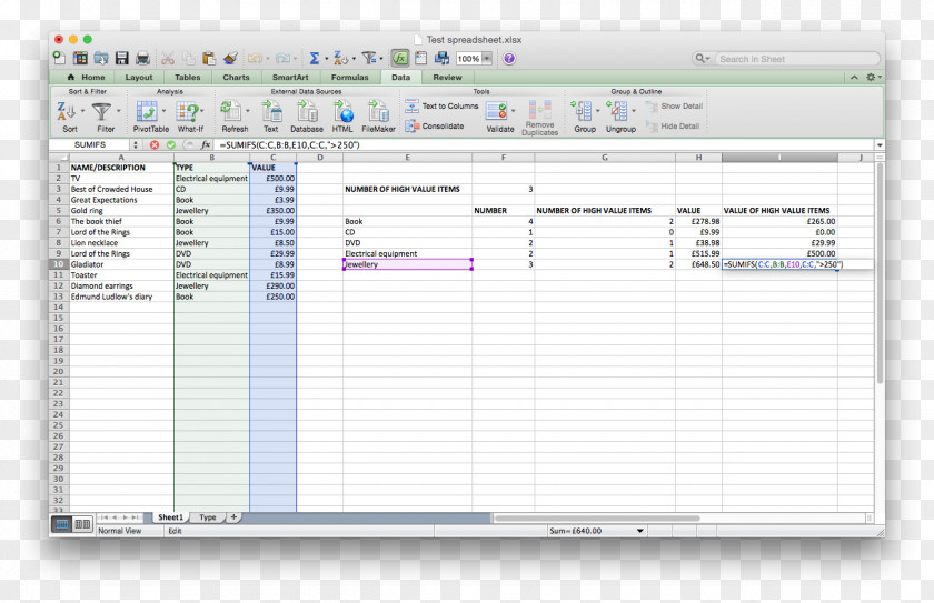 Excel Computer Software Program Document Paper PNG