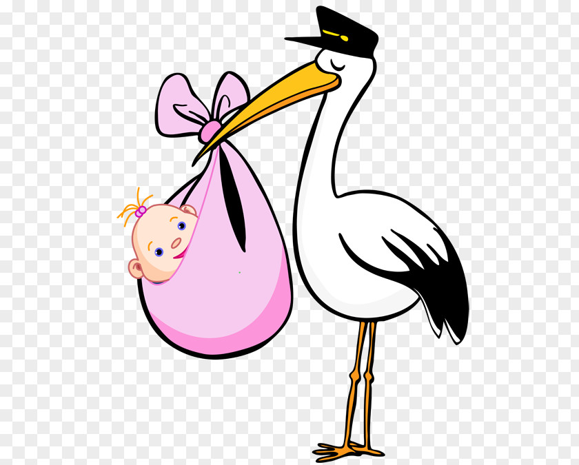 Free Stork Clipart Bird Cartoon Clip Art PNG