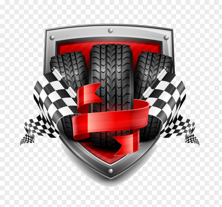 Shield Tire Background Material Auto Racing Logo Racetrack PNG