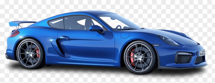 Blue Car Porsche 718 Cayman 911 GT3 PNG