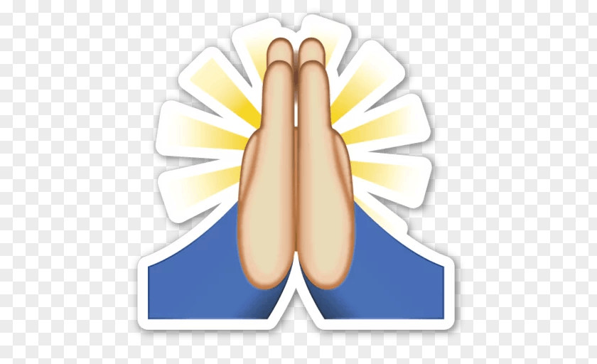 Emoji Praying Hands Prayer Sticker Emoticon PNG